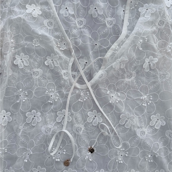 Milly Viara Floral-Appliqué Cover-Up - Picture 5 of 5